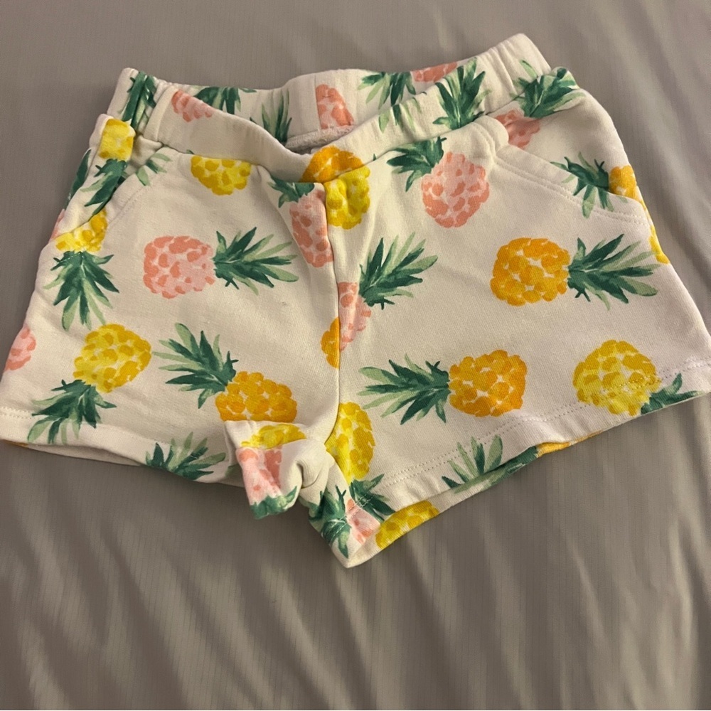 Janie and Jack Pineapple Print Shorts